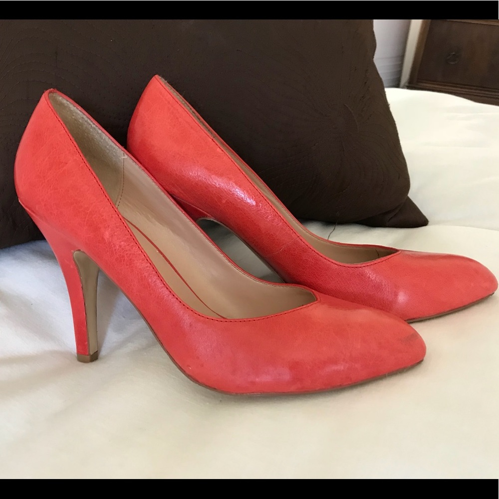 Coral High heeled shoes
